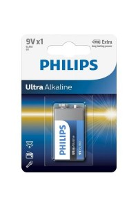 Батарейка PHILIPS Крона 6LR61 Ultra Alkaline * 1 (6LR61E1B/10)