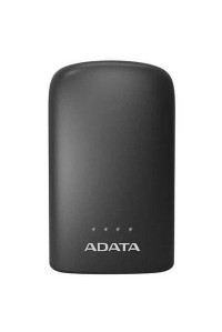 Батарея універсальна ADATA P10050V Black (10050mAh, out 2*5V*2,4A max, cable Micro-USB) (AP10050V-DUSB-CBK)