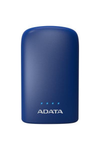 Батарея універсальна ADATA P10050V Dark Blue (10050mAh, 2*5V*2,4A max, cable Micro-USB) (AP10050V-DUSB-CDB)