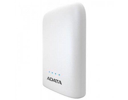 Батарея універсальна ADATA P10050V White (10050mAh, 2*5V*2,4A max, cable Micro-USB) (AP10050V-DUSB-CWH)