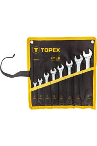 Ключ Topex ключей комбинированных, 6-19 мм, 8 шт. (35D759)