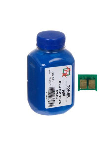 Тонер HP CLJ CP1025 35г Cyan +chip AHK (1500124)