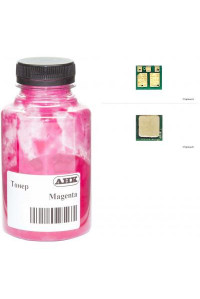 Тонер HP CLJ M180/181 35г Magenta +chip AHK (1505185)