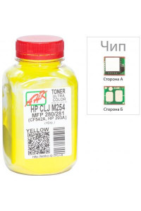 Тонер HP CLJ M254/MFP280/281 40г Yellow +chip AHK (3202791)