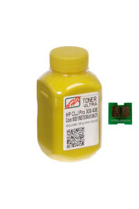 Тонер HP CLJ Pro 300/400/M475 100г Yellow +chip AHK (1505165)