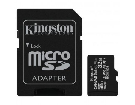 Miсro-SDHC memory card 32GB Kingston (с SD адаптером) class