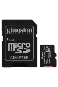 Miсro-SDXC memory card 64GB Kingston (с SD адаптером) class