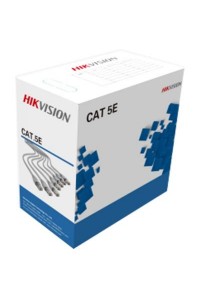 Кабель мережевий HikVision UTP 305м cat.5e, CU, 4*2*0,48мм (DS-1LN5E-E)