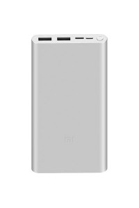 Батарея універсальна Xiaomi Mi 3 NEW Power bank 10000mAh QC2.0 in/out, PLM13ZM, Silver (VXN4259CN / 575608)