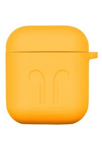 Чохол 2E для Apple AirPods Pure Color Silicone Imprint 1.5 мм Yellow (2E-AIR-PODS-IBSI-1.5-YW)