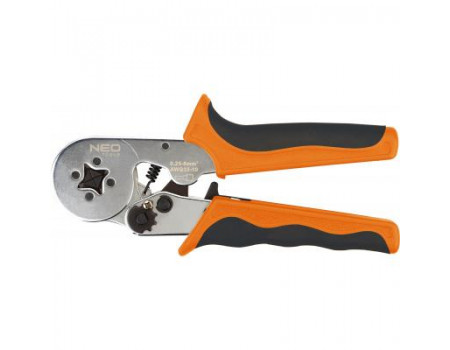 Кліщі Neo Tools для обжима втулкочных наконечников 0.25 - 6 mm2 (01-507)