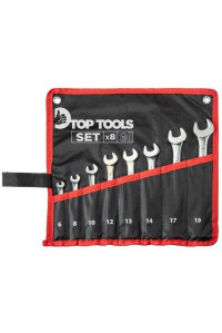 Набір інструментів TOP TOOLS ключей комбинированных 6-19 мм, 8 шт. (35D360)