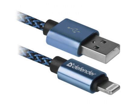 Дата кабель USB 2.0 AM to Lightning 1.0m ACH01-03T 2.1A blue