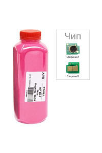 Тонер HP CLJ 1600/2600/2605, 80г Magenta+chip AHK (1500190)