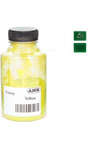 Тонер OKI C612 , 180г Yellow+ chip AHK (3203317)