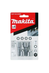 Набір інструментів Makita насадок магнитных дюймовых, 4 шт. (B-38853)