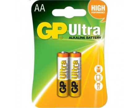 Батарейка GP AA LR6 Ultra Alcaline * 2 (GP15AU-2UE2)