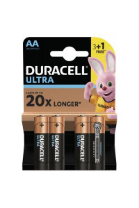 Батарейка Duracell AA Ultra MN1500 LR06 * (3+1) 4 (5005817)