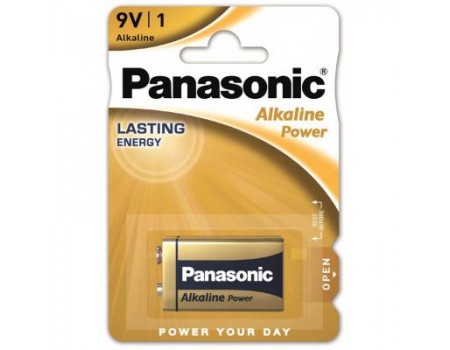 Батарейка PANASONIC Крона 6LR61 Alkaline Power * 1 (6LR61REB/1BP)