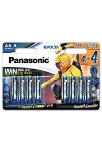 Батарейка PANASONIC AA LR6 Evolta * 8 Power Rangers (LR6EGE/8B4FPR)