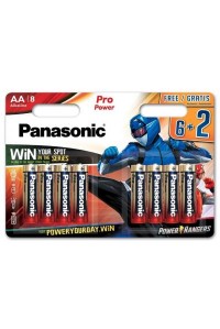 Батарейка PANASONIC AA LR6 Pro Power * 8 Power Rangers (LR6XEG/8B2FPR)