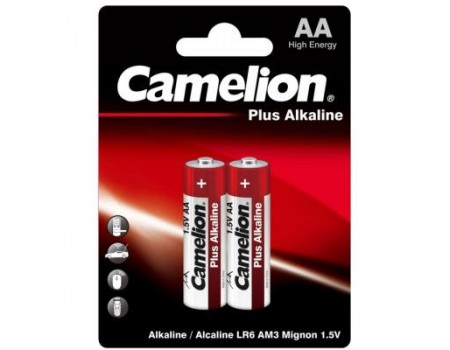 Батарейка Camelion AA LR6/2BL Plus Alkaline (LR6-BP2)