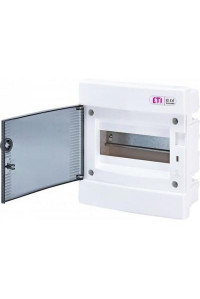 Розподільний щит ETI ECT 8PT, 8 модулів прозорі дверцята