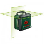 Лазерний нівелір BOSCH UniversalLevel 360 Set, 24м, штатив TT150, зелений промінь (0.603.663.E03)