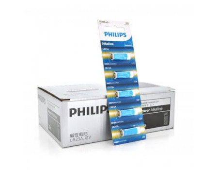 Батарейка PHILIPS A23 Alkaline 23A 5pcs/card (LR23AB/93)