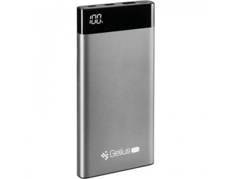 Батарея універсальна Gelius Pro Edge (V2PD.QC) GP-PB10-006 10000mAh 2.1A Grey (00000078994)