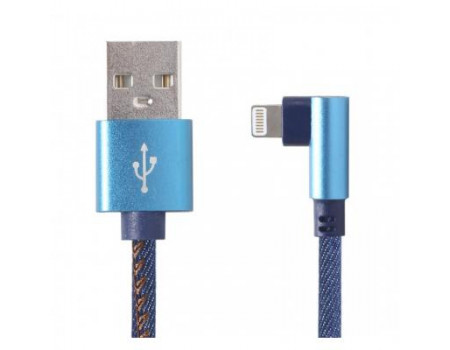 Дата кабель USB 2.0 AM to Lightning 1.0m corner Cablexpert (