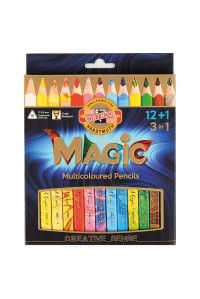 Олівці кольорові Koh-i-Noor Magic 12+1 кольорів (340801)