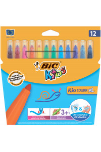 Фломастери BIC Kid Coleour XL, 12 кольорів (bc8289662)
