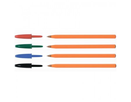 Ручка кулькова BIC Orange, асорті, 4шт в блістері (bc8308541)