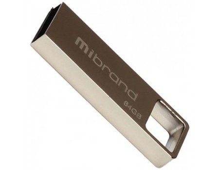 USB-накопичувач 64GB Mibrand Shark Silver USB 2.0