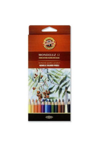 Олівці кольорові Koh-i-Noor Mondeluz акварельні 12 кольорів (3716012001KS)