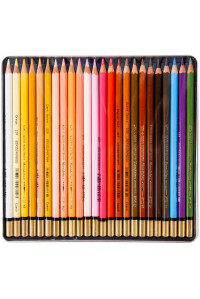 Олівці кольорові Koh-i-Noor Mondeluz Portrait акварельні 24 кольорів (3724024012)