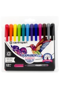 Маркер Centropen набір Permament creative 12 кольорів (2896/12)