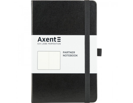 Книга записна Axent Partner 125х195 мм без лініюванням 96 аркушів Чорна (8307-01-A)