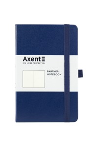 Книга записна Axent Partner 125х195 мм без лініюванням 96 аркушів Синя (8307-02-A)