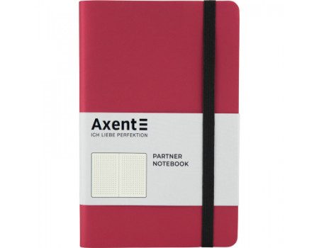 Книга записна Axent Partner Soft 125х195 мм в точку 96 аркушів Червона (8310-05-A)