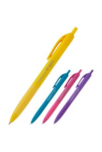 Ручка кулькова Axent Bright автоматична Синя 0.7 мм (AB1079-02-A)