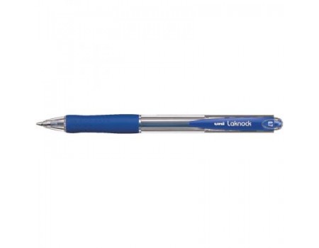 Ручка кулькова UNI retractable, 0.7mm, Blue, LAKNOCK fine (SN-100.(07).Blue)
