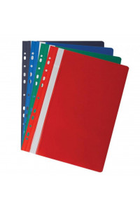 Папка-швидкозшивач Buromax A4, perforated, PVC, assorted colors/ PROFESSIONAL (BM.3331-99)
