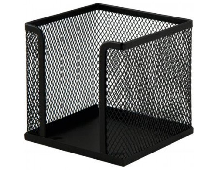 Підставка-куб для листів і паперів BUROMAX 10х10х10 см, wire mesh, black (BM.6215-01)